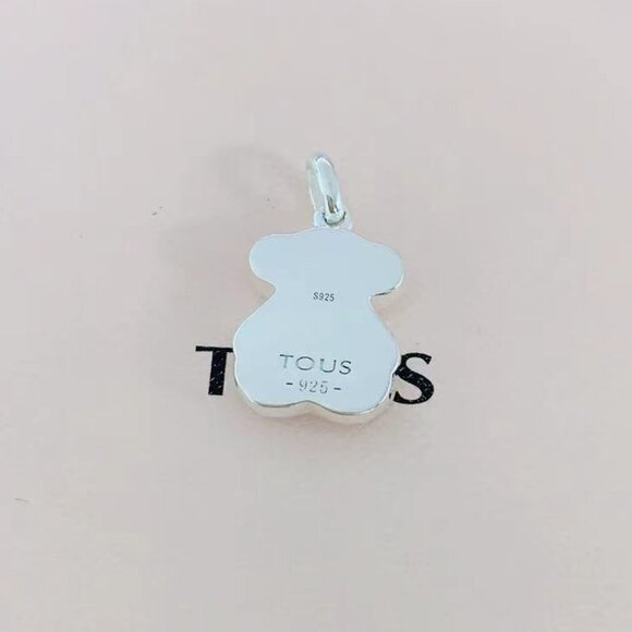 Tous Silver and Faceted Mother-of-Pearl Tous Color Pendant. 1,5cm. - Picture 2 of 3